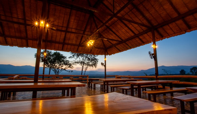 The Bush Camp_Restaurant Evening View